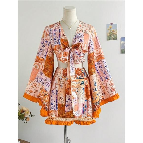 Variété Boutique Dresses & Skirts - Summer Outfits For Women, Two Piece Set Women Western Wear Skirt Set